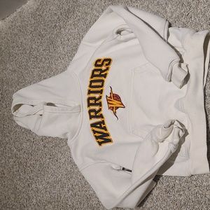 Golden State Warriors Stitched Hooded Sweatshirt size 7 euc